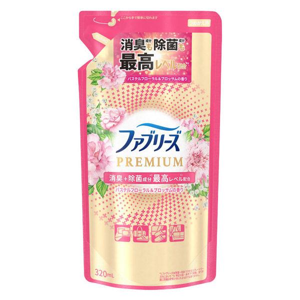 【アウトレット】ファブリーズ 布用 W除菌+消臭 プレミアム フローラル＆ブロッサム 詰め替え 320mL 1個 消臭スプレー