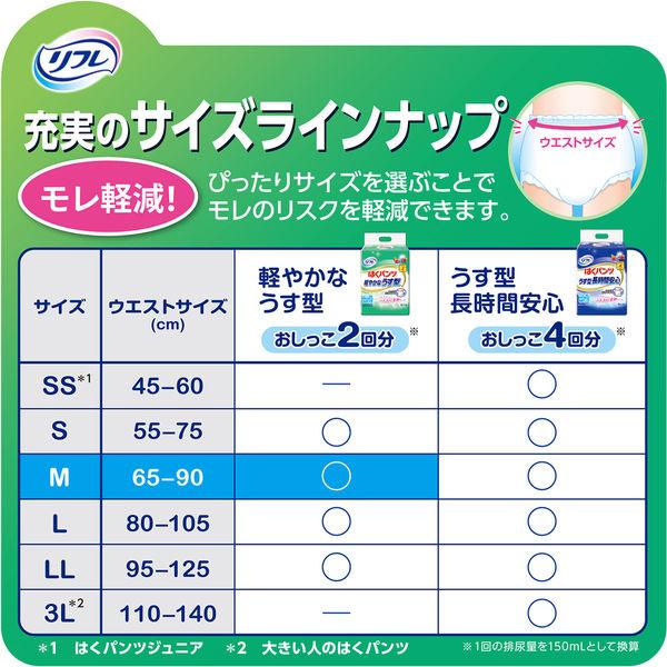 LOHACO - 【無地段ケース】リフレ はくパンツ軽やかなうす型お得用
