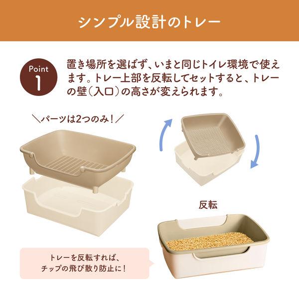 LOHACO - （数量限定）ニャンとも清潔トイレ 本体セット 猫砂 脱臭