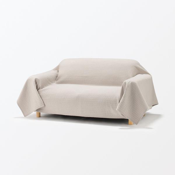 無印良品 綿キルティング多用布 180×260cm グレー 良品