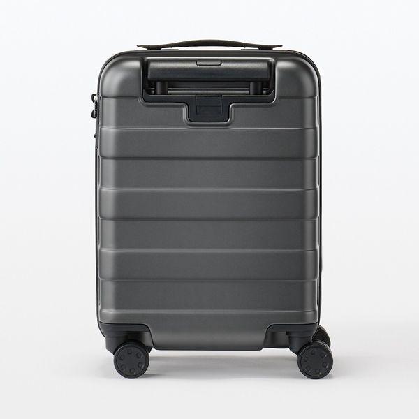 ■美品■無印良品 20L グレー　バーを自由に調節できるハードキャリーケース 無印良品 バーを自由に調節できる ハードキャリーケース 20L グレー