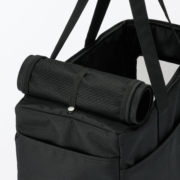 【ほぼ未使用ペットキャリーバッグ】洗えるキャリーバッグ　Mサイズ　デニムブラック LOHACO - 無印良品 ペット用 洗えるキャリーバッグ 大 約幅23×奥行