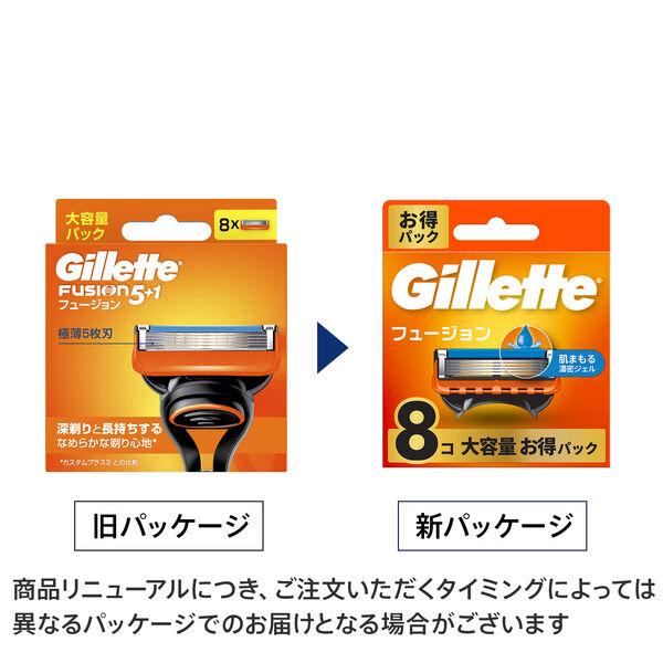 Gillette フュージョン 5+1 替刃 8個入 4箱セット LOHACO - ジレット（Gillette）髭剃り フュージョン 5+1 極薄5枚刃 替