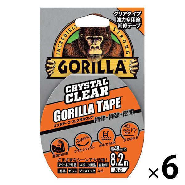 呉工業 Kure 強力補修テープ ゴリラテープ クリスタルクリア No1778 6巻入 198 54 ランキングtop5 幅48mm 長さ8 2m