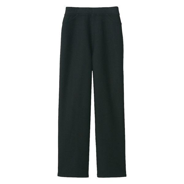 無印良品 ストレッチ裏フリース ストレートレギンスパンツ 婦人 S 黒 良品計画 Merkaz Levant Com