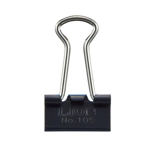 【アウトレット】ライオン事務器 バインダークリップ No.105 1セット(70個:10個×7)