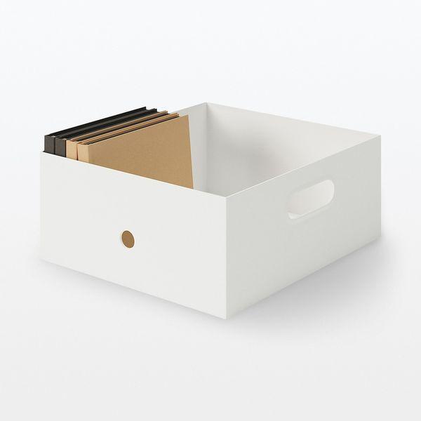 ファイル収納ボックスとミニファイル2冊❤️ 手術、入院のため16日までの出品♡ LOHACO - 無印良品 再生ポリプロピレン入りファイルボックス