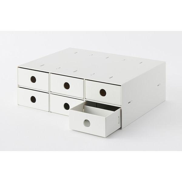 LOHACO - 無印良品 再生ポリプロピレン入り小物収納ボックス6段