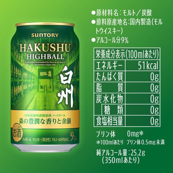 LOHACO - (数量限定)ハイボール ビール 飲み比べ 白州ハイボール×4本＋