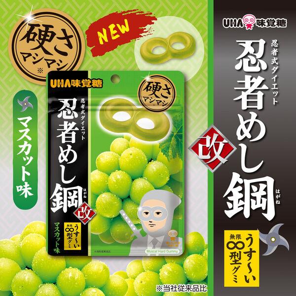LOHACO - グミ 忍者めし鋼 マスカット UHA味覚糖 1袋 小袋 食べ切りサイズ