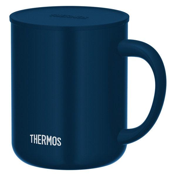 【セール】サーモス（THERMOS） 真空断熱マグカップ 450ml 保温・保冷 蓋付き ネイビー JDG-451C NVY 1個