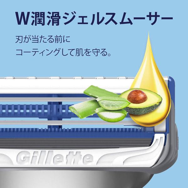 LOHACO - ジレット（Gillette）髭剃り 敏感肌用 スキンガード 替刃8個