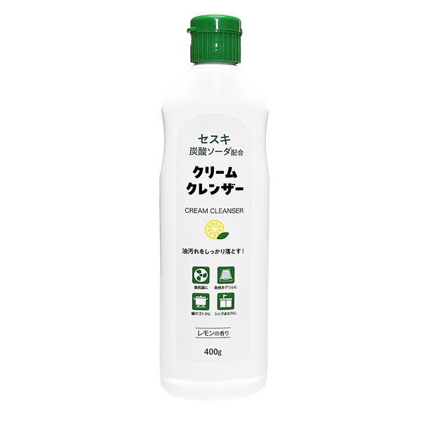LOHACO - セスキ炭酸配合 クリームクレンザー ホワイト レモンの香り