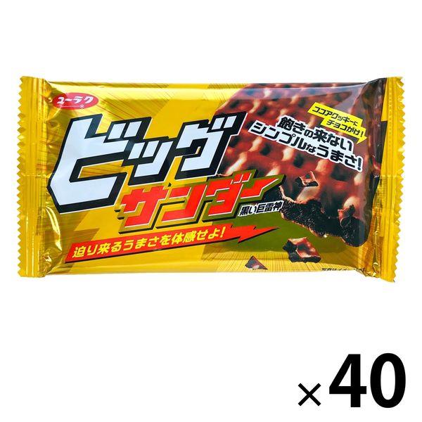 ビッグサンダー 希望者のみラッピング無料 新登場 40個 チョコレート 有楽製菓