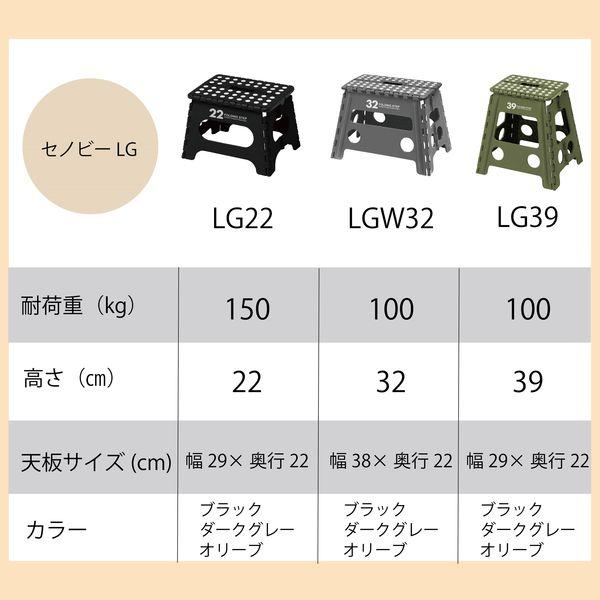 トレードワンセノ・ビー LGW 高さ32cm 折り畳み踏み台 耐荷重 トレードワンセノ・ビー LGW 高さ32cm 折り畳み踏み台 耐荷重