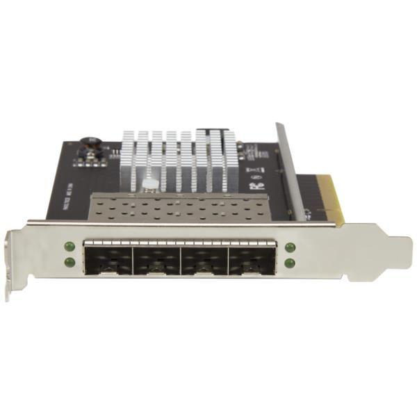 ネットワークカード PCIe x8 4ポート 10GbE 光 PEX10GSFP4I 1個 Startech.com