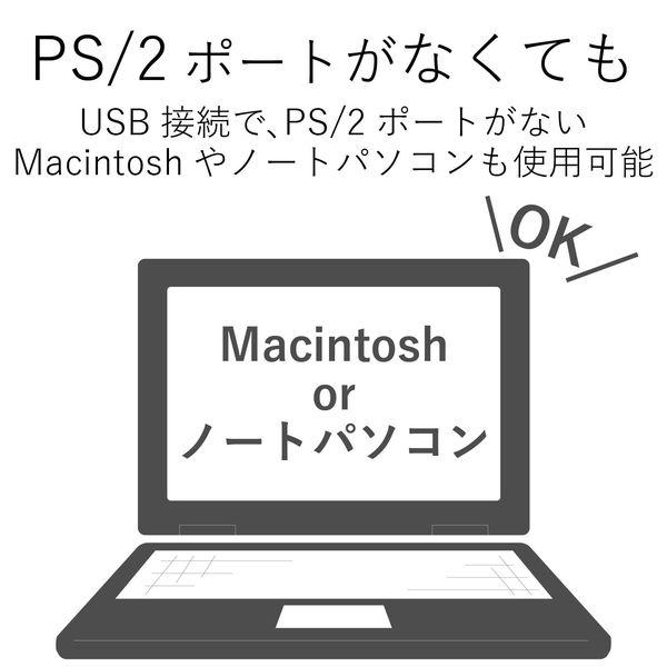 エレコム　USBパソコン切替器 PC2台切替　手元スイッチ　KVM-KUSN　