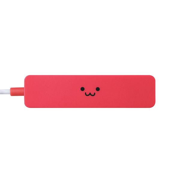 エレコム USB2.0ハブ（コンパクトタイプ） U2H-SN4NBF1RD 1個