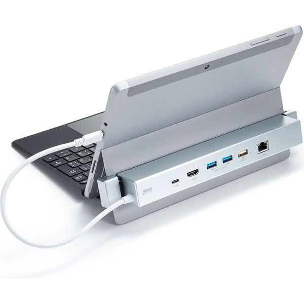 サンワサプライ Surface用ドッキングステーション USB-3HSS6S 1個