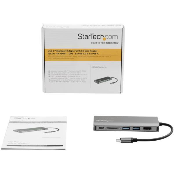ドッキングステーション USBC HDMI PD USBハブ DKT30CSDHPD3 1個 StarTech.com