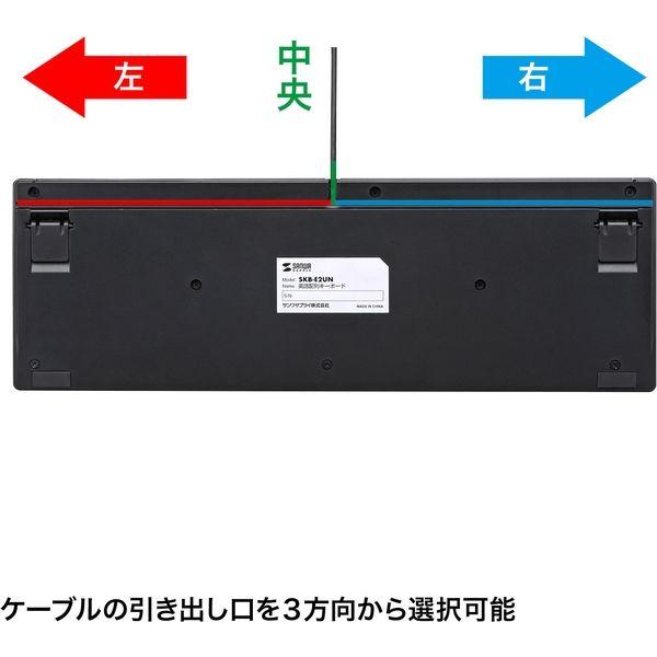 サンワサプライ 英語配列USBスリムキーボード SKB-E2UN 1台