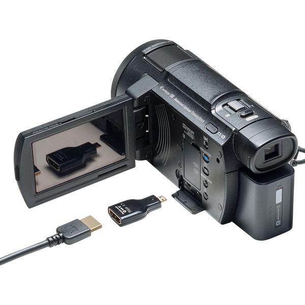 サンワサプライ HDMI変換アダプタ　マイクロHDMI AD-HD09MCK 1個