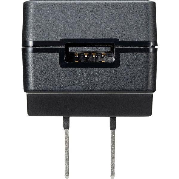 サンワサプライ USB充電器（2A・高耐久タイプ） ACA-IP56BK 1個