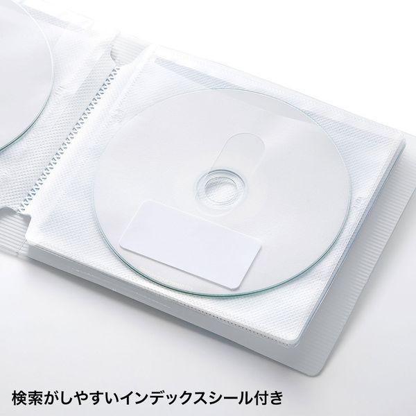 サンワサプライ CD・DVDケース ファイルタイプ 12枚収納 クリア FCD-FL12CL 1個