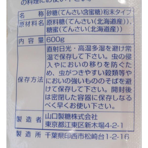ビート糖（てんさい糖）粉末 北海道産 600g 2個 ポット印 山口製糖 てん菜糖