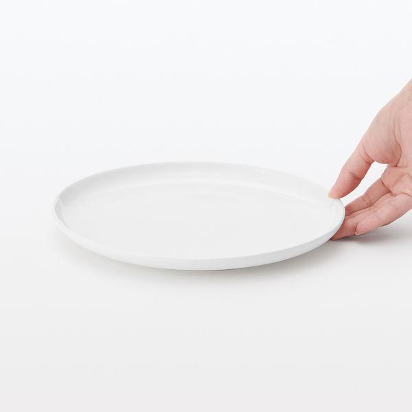 LOHACO - 無印良品 日常の器 プレート 大 白 約直径23cm 良品計画
