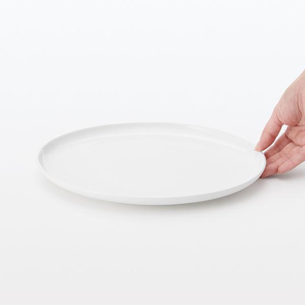 【15枚セット】業務用 白プレート 約27cm 大皿 LOHACO - 無印良品 日常の器 プレート 特大 白 約直径27cm 良品計画