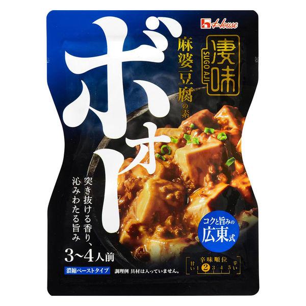 【アウトレット】ハウス食品 凄味麻婆豆腐の素 コクと旨みの広東式 3〜4人前 5個 マーボー豆腐 濃縮ペーストタイプ