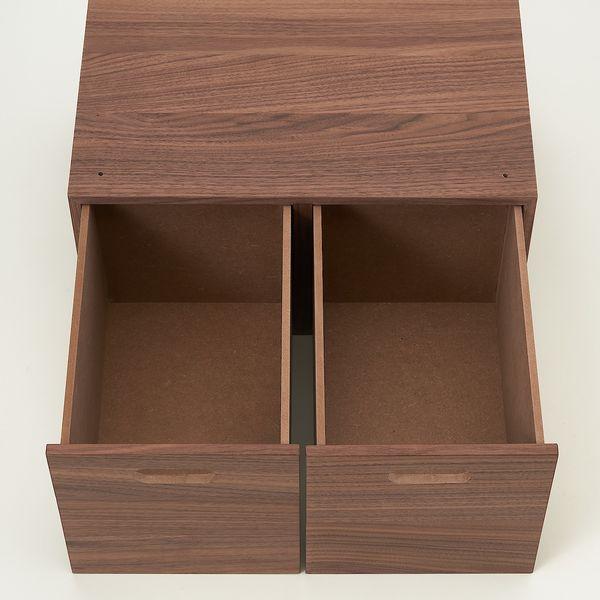 LOHACO - 無印良品 スタッキングチェスト ハーフ 引出し2個
