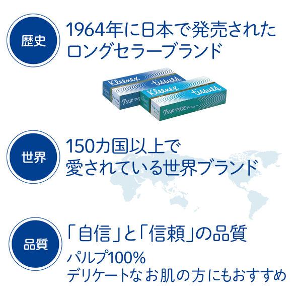 ティッシュペーパー 180組（5箱入） 1ケース（12パック） クリネックス ティシュー 日本製紙クレシア 箱売り