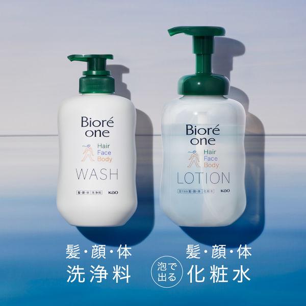 LOHACO - ビオレ one 泡で出る化粧水 髪・顔・体 ボディローション