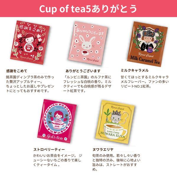LOHACO - カレルチャペック cup of tea5 ありがとう ティーバッグ 1個
