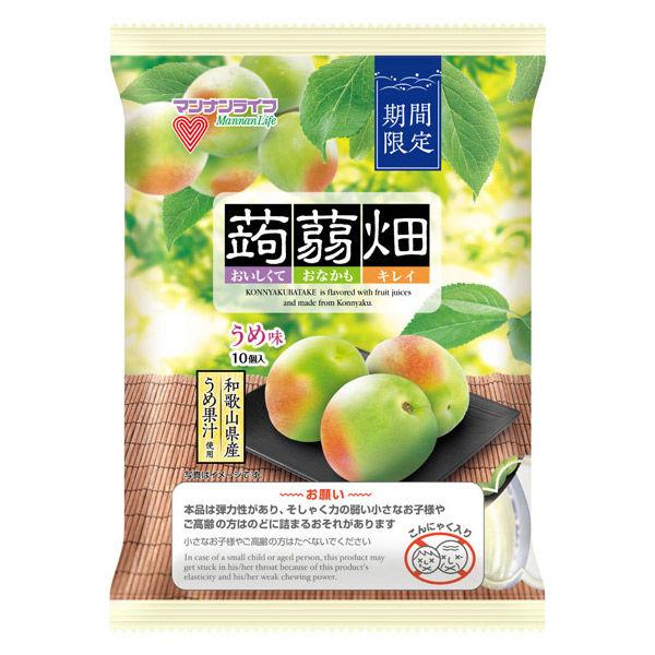 LOHACO - ゼリー 個包装 お配り菓子 蒟蒻畑 うめ味 1セット（1個×3）