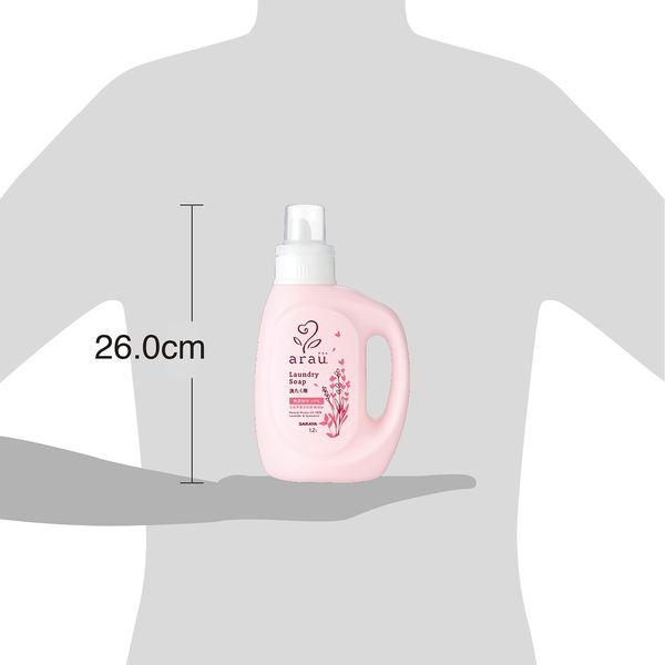 LOHACO - アラウ. 洗たく用せっけん 天然ハーブの香り 本体 1.2L 1個