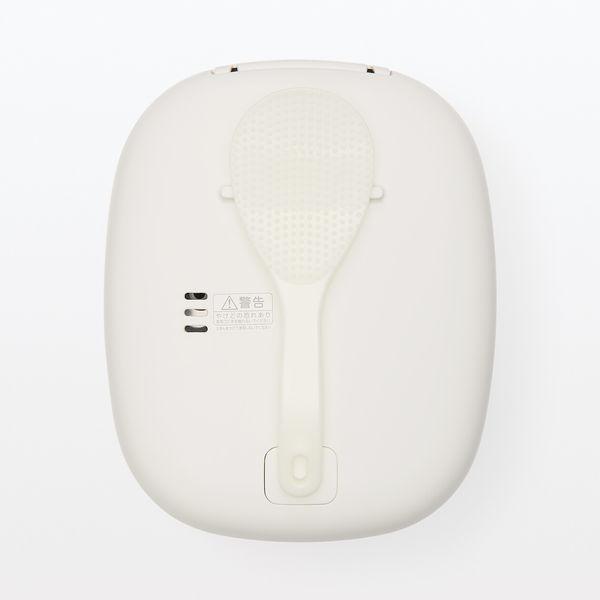 LOHACO - 無印良品 しゃもじ置き付き炊飯器 3合 型番：MJ-RC3A3 良品計画