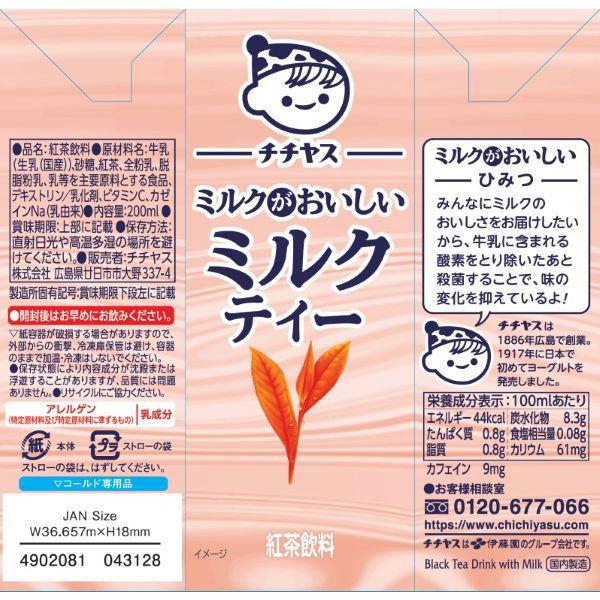 LOHACO - 【ワゴンセール】伊藤園 チチヤス ミルクがおいしい ミルク