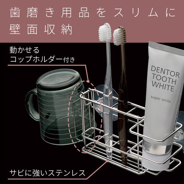 レック ステンレス歯ブラシホルダースリム(吸盤) 1個 歯ブラシ レック ステンレス歯ブラシホルダースリム(吸盤) 1個 歯ブラシ