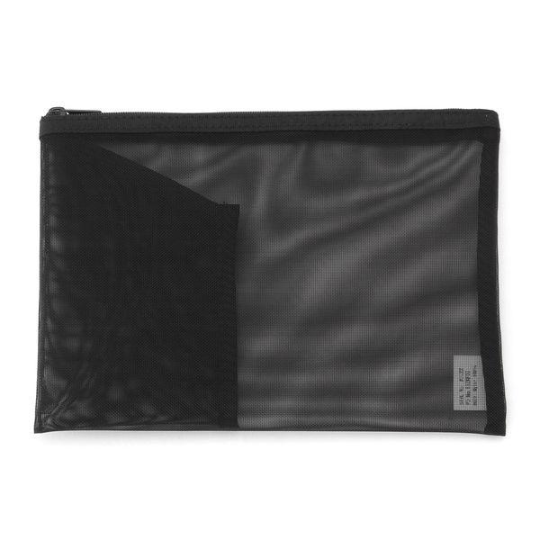 LOHACO - 無印良品 ナイロンメッシュケース ポケット付き B6サイズ用