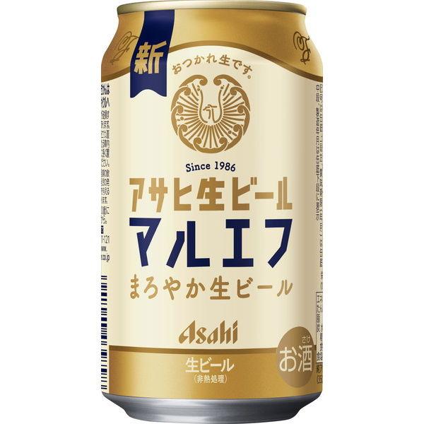 LOHACO - ビール アサヒ生ビール マルエフ 350ml 1ケース(24本)