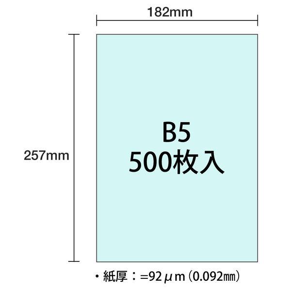 大王製紙　ダイオーマルチカラープリンタ用紙　86407　B5　1箱（2500枚入）　空色