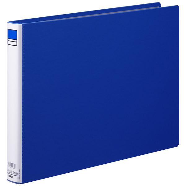 LOHACO - アスクル パイプ式ファイル A3ヨコ 両開き とじ厚30mm 背幅