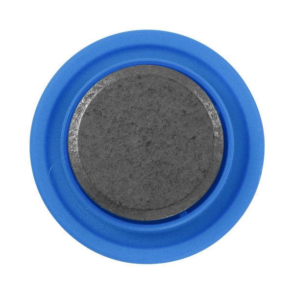 プラス　カラーマグネット　ブルー　80598　1セット（15個：5個入×3パック）
