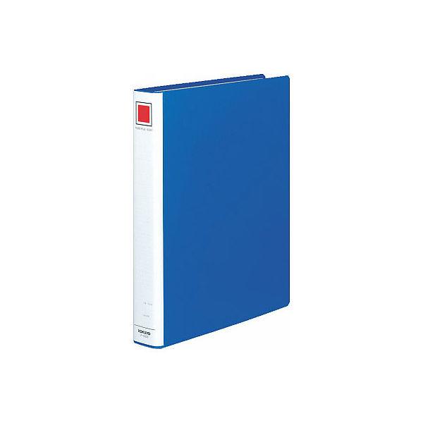 コクヨ チューブファイル（エコ） A4タテ 2穴 とじ厚30mm ブルー 青 パイプ式ファイル フ-E630B 1冊
