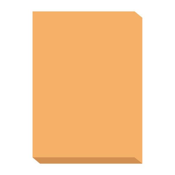 オフィス用紙カラーR100　オレンジ　A4サイズ　OFR100O-A4　1箱（500枚入×5冊）　北越紀州製紙