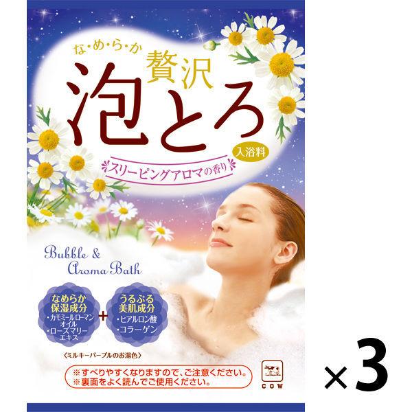 LOHACO - お湯物語 贅沢泡とろ 入浴料 スリーピングアロマの香り 30g 1