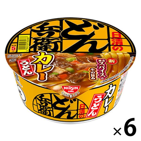 カップ麺　日清のどん兵衛　カレーうどん　西日本　87g　1セット（6食入）　日清食品